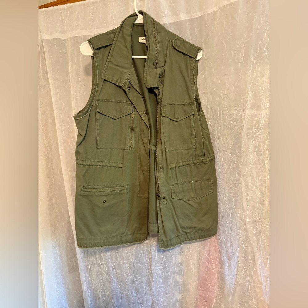 Olive Green Utility Vest